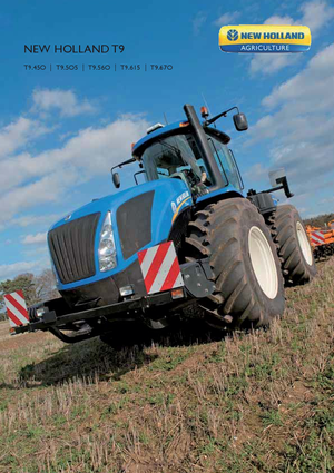 Трактори 4WD (задвиждане на четирите колела) New Holland T 9.450 (300)