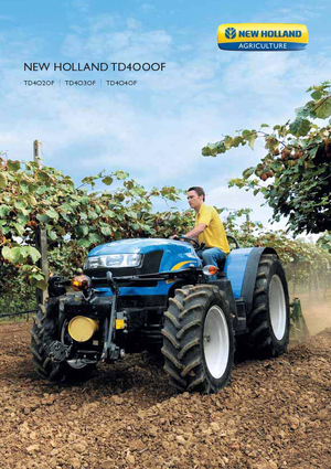 Трактори 4WD (задвиждане на четирите колела) New Holland TD 4020 F