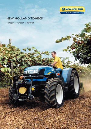 Трактори 4WD (задвиждане на четирите колела) New Holland TD 4020 F