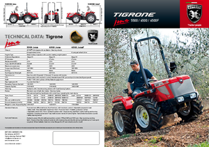 Трактори 4WD (задвиждане на четирите колела) Carraro Tigrone 5500