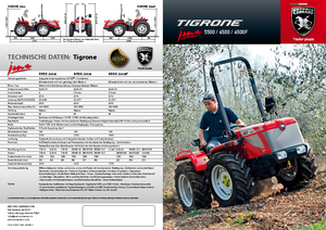 Трактори 4WD (задвиждане на четирите колела) Carraro Tigrone 5500