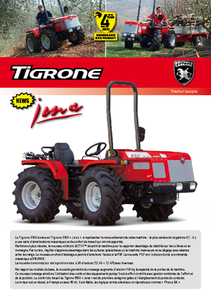 Трактори 4WD (задвиждане на четирите колела) Carraro Tigrone 5500