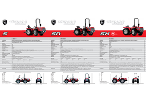 Трактори 4WD (задвиждане на четирите колела) Carraro Tigrone SN 6500 V