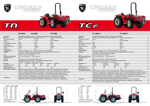 Трактори 4WD (задвиждане на четирите колела) Carraro Tigrone TC 5500 F