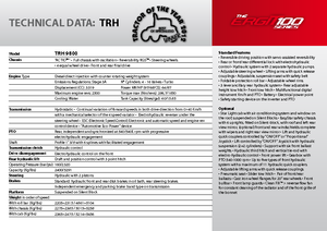 Трактори 4WD (задвиждане на четирите колела) Carraro TRH 9800