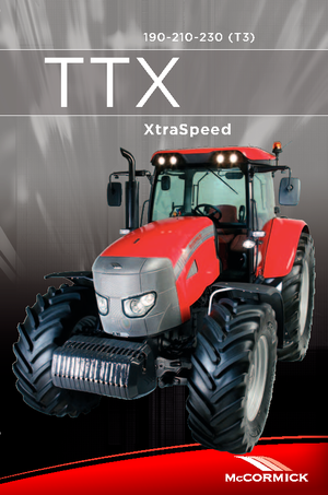 Трактори 4WD (задвиждане на четирите колела) McCormick TTX 230 E