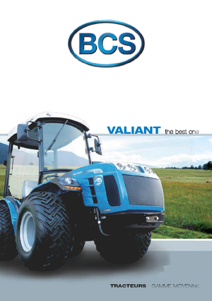 Трактори 4WD (задвиждане на четирите колела) BCS Valiant 550 RS