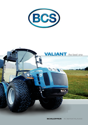 Трактори 4WD (задвиждане на четирите колела) BCS Valiant 550 RS