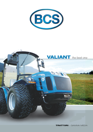 Трактори 4WD (задвиждане на четирите колела) BCS Valiant 550 RS