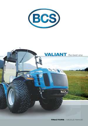 Трактори 4WD (задвиждане на четирите колела) BCS Valiant 550 RS