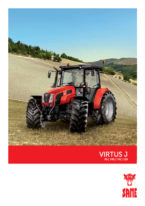 Трактори 4WD (задвиждане на четирите колела) SAME Virtus J 100 DT LS