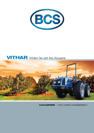 Трактори 4WD (задвиждане на четирите колела) BCS Vithar 850 RS