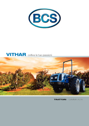 Трактори 4WD (задвиждане на четирите колела) BCS Vithar 850 RS