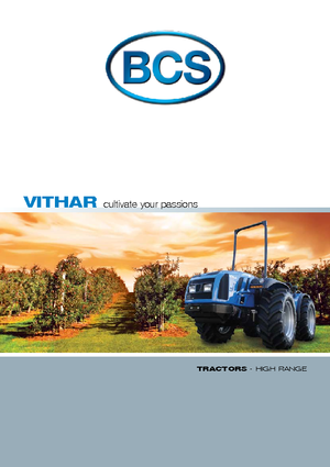 Трактори 4WD (задвиждане на четирите колела) BCS Vithar 850 RS