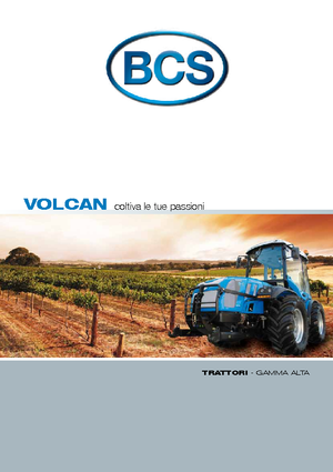 Трактори 4WD (задвиждане на четирите колела) BCS Volcan 750 Ds