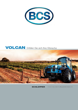 Трактори 4WD (задвиждане на четирите колела) BCS Volcan 750 Ds