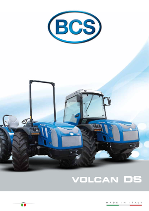 Трактори 4WD (задвиждане на четирите колела) BCS Volcan 950 DS