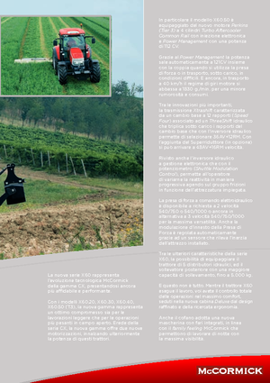 Трактори 4WD (задвиждане на четирите колела) McCormick X 60.30