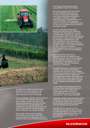 Трактори 4WD (задвиждане на четирите колела) McCormick X 60.30