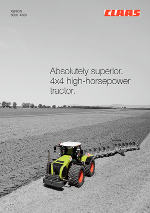Трактори 4WD (задвиждане на четирите колела) Claas Xerion 5000 Trac