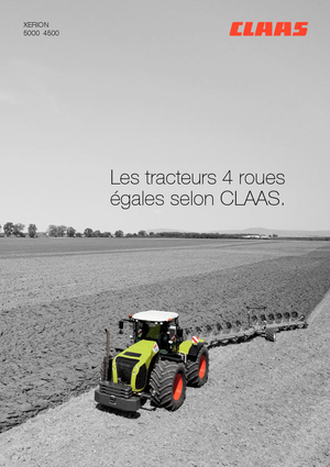 Трактори 4WD (задвиждане на четирите колела) Claas Xerion 4500 Trac