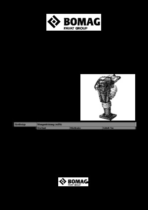 Бензинови и дизелови вибротрамбовки Bomag BVT 65