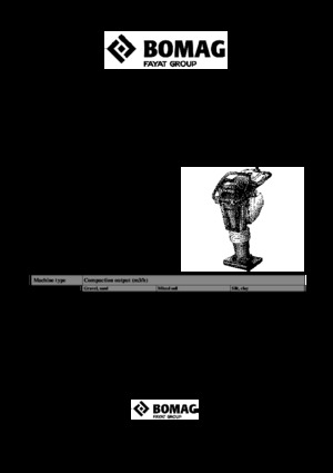 Бензинови и дизелови вибротрамбовки Bomag BVT 65