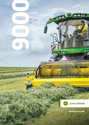 Комбайн за фураж 4-WD (задвиждане на четирите колела) John Deere 9500