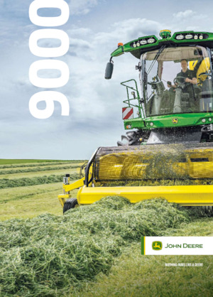 Комбайн за фураж 4-WD (задвиждане на четирите колела) John Deere 9500