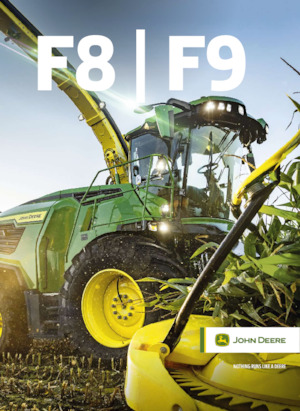 Комбайн за фураж 4-WD (задвиждане на четирите колела) John Deere F9 700 