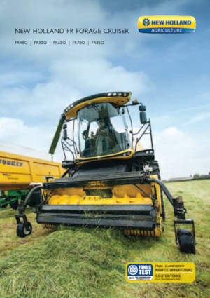 Комбайн за фураж 4-WD (задвиждане на четирите колела) New Holland FR 550