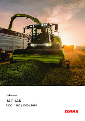 Комбайн за фураж 4-WD (задвиждане на четирите колела) Claas Jaguar 1200