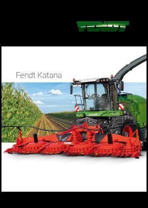 Комбайн за фураж 4-WD (задвиждане на четирите колела) Fendt Katana 650
