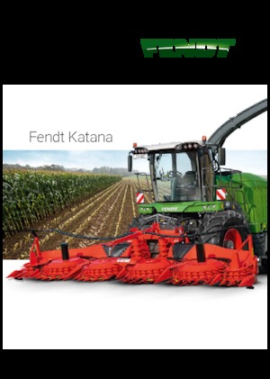 Комбайн за фураж 4-WD (задвиждане на четирите колела) Fendt Katana 650