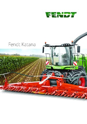 Комбайн за фураж 4-WD (задвиждане на четирите колела) Fendt Katana 85