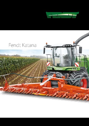 Комбайн за фураж 4-WD (задвиждане на четирите колела) Fendt Katana 85