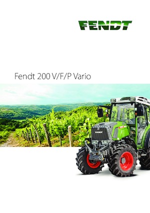 Трактори 4WD (задвиждане на четирите колела) Fendt 210 V Vario