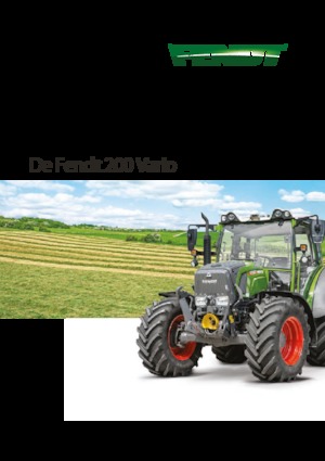 Трактори 4WD (задвиждане на четирите колела) Fendt 211 S Vario