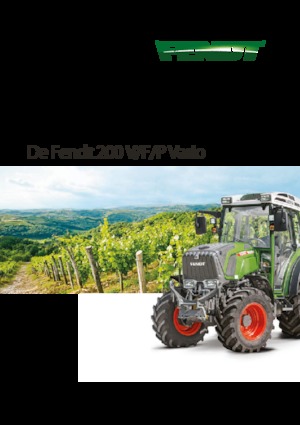 Трактори 4WD (задвиждане на четирите колела) Fendt 210 V Vario