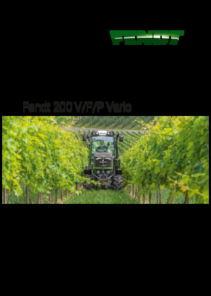 Трактори 4WD (задвиждане на четирите колела) Fendt 210 V Vario Power