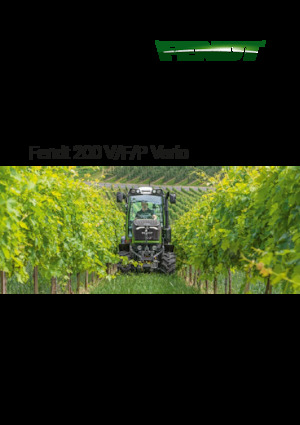 Трактори 4WD (задвиждане на четирите колела) Fendt 210 V Vario Power