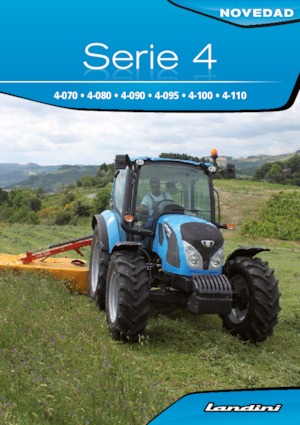Трактори 4WD (задвиждане на четирите колела) Landini 4-110