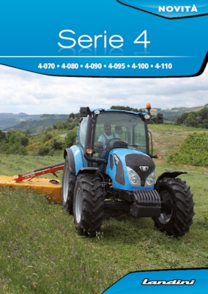Трактори 4WD (задвиждане на четирите колела) Landini 4-110