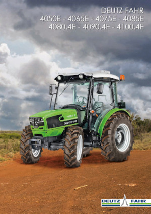 Трактори 4WD (задвиждане на четирите колела) DEUTZ-FAHR 4050 E