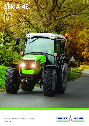 Трактори 4WD (задвиждане на четирите колела) DEUTZ-FAHR 4080 E