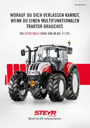 Трактори 4WD (задвиждане на четирите колела) Steyr 4110 Multi Basis