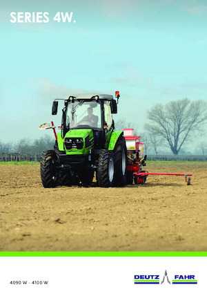 Трактори 4WD (задвиждане на четирите колела) DEUTZ-FAHR 4090W
