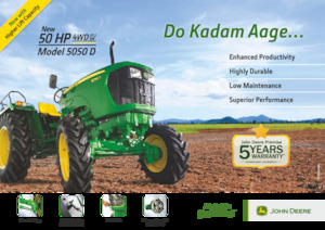 Трактори 4WD (задвиждане на четирите колела) John Deere 5050