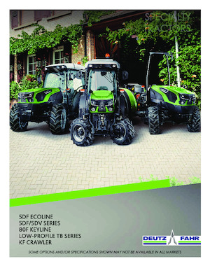 Трактори 4WD (задвиждане на четирите колела) DEUTZ-FAHR 5080G TB