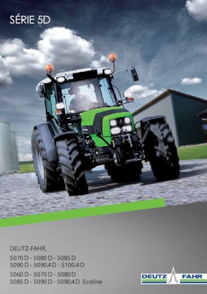 Трактори 4WD (задвиждане на четирите колела) DEUTZ-FAHR 5080 D Ecoline
